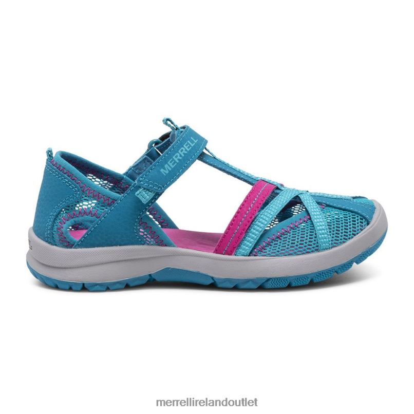 Merrell Dragonfly Sandal (MK164456K) Kids LTPDN1416 Shoes Turquoise