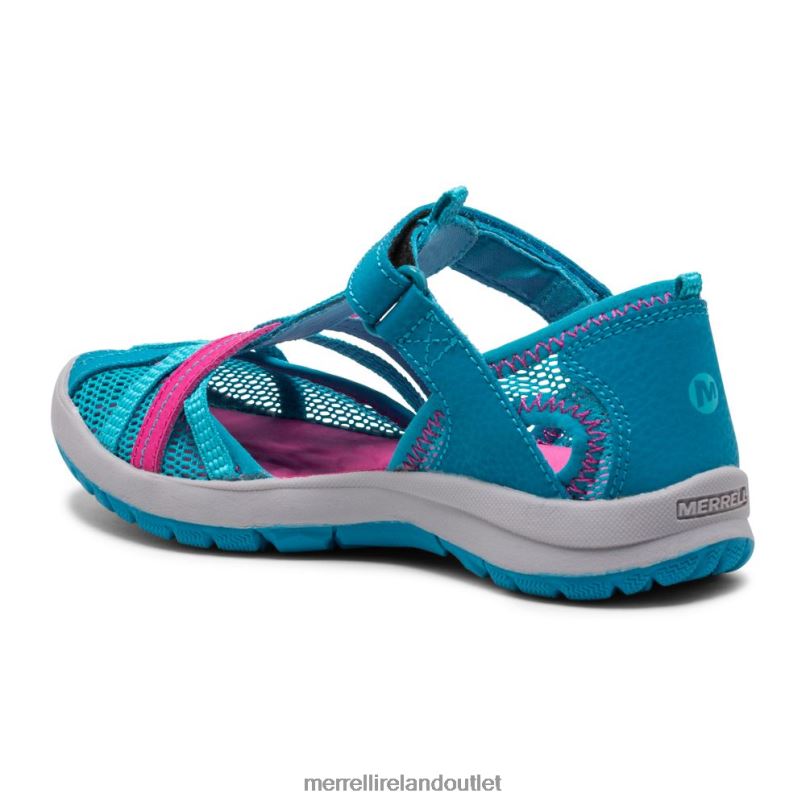 Merrell Dragonfly Sandal (MK164456K) Kids LTPDN1416 Shoes Turquoise