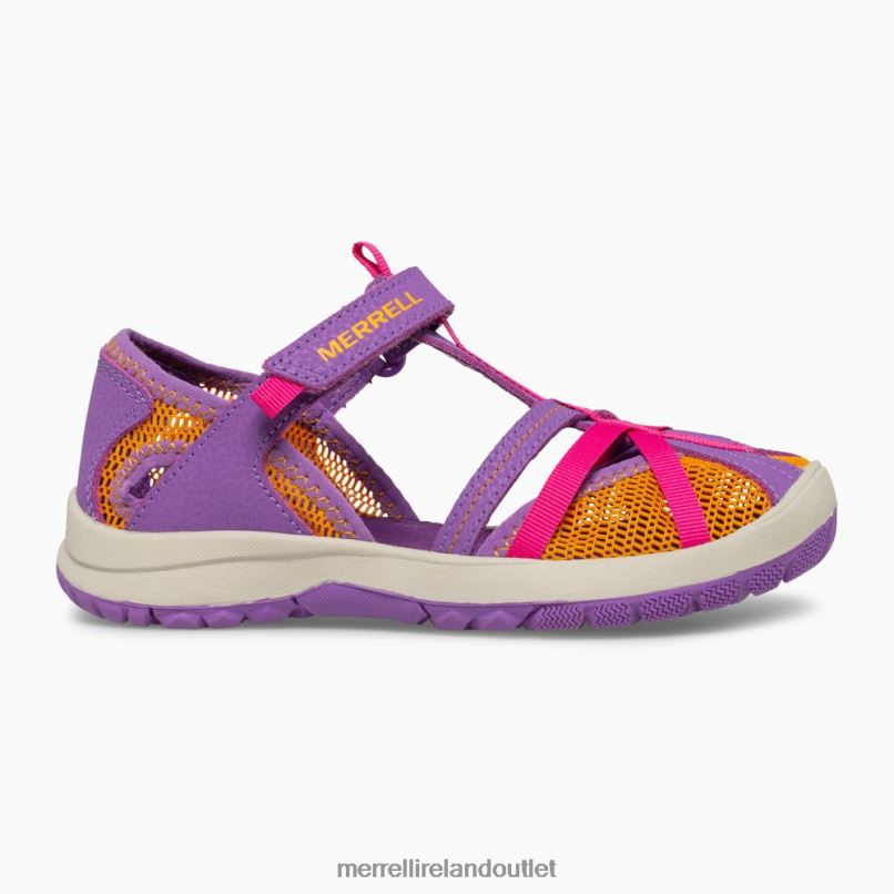 Merrell Dragonfly Sandal (MK165698K) Kids LTPDN1415 Shoes Purple/Orange