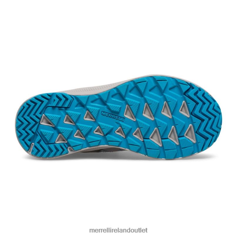 Merrell Greylock Waterproof Boot (MK165225) Kids LTPDN1510 Shoes Grey/Turq