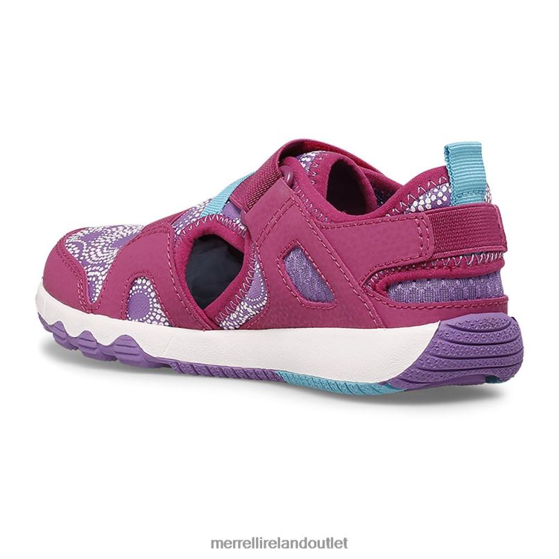 Merrell Hydro Free Roam Chroma Monarch Sandal (MK165857K) Kids LTPDN1504 Shoes Fuchsia