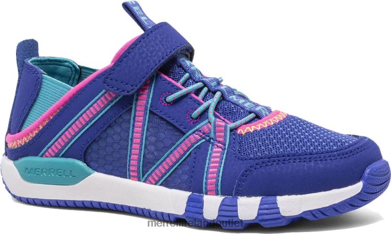 Merrell Hydro Free Roam Sandal (MK164951K) Kids LTPDN1497 Shoes Blue/Turquoise