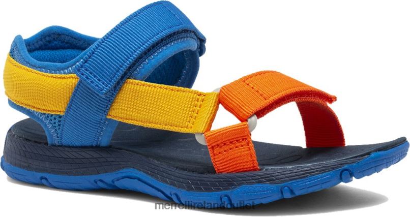 Merrell Kahuna Web Sandal (MK264947K) Kids LTPDN1399 Shoes Blue Multi