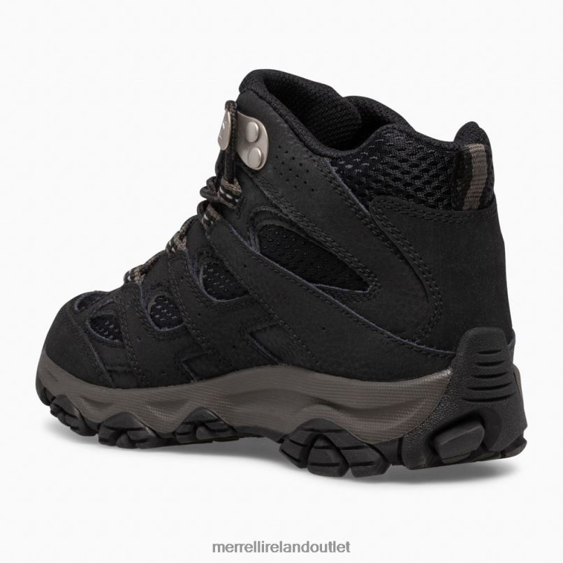 Merrell Moab 3 Mid Waterproof Boot (MK265702) Kids LTPDN1431 Shoes Black
