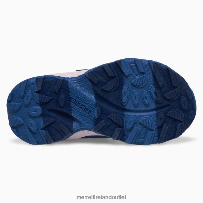 Merrell Moab Speed Low A/C Jr. Waterproof Sneaker (ML167123) Kids LTPDN1369 Shoes Blue/Berry/Turquoise