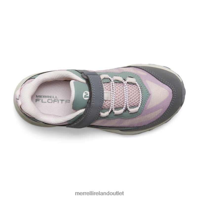Merrell Moab Speed Low A/C Waterproof (MK167235) Kids LTPDN1361 Shoes Dusty Pink/Olive