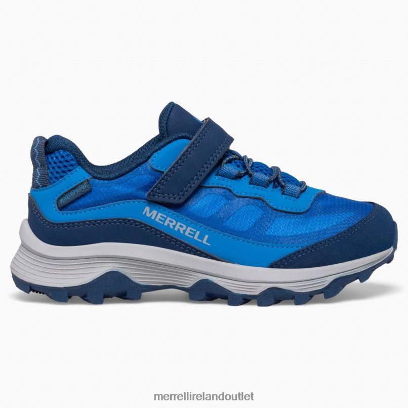 Merrell Moab Speed Low A/C Waterproof (MK265979) Kids LTPDN1363 Shoes Blue