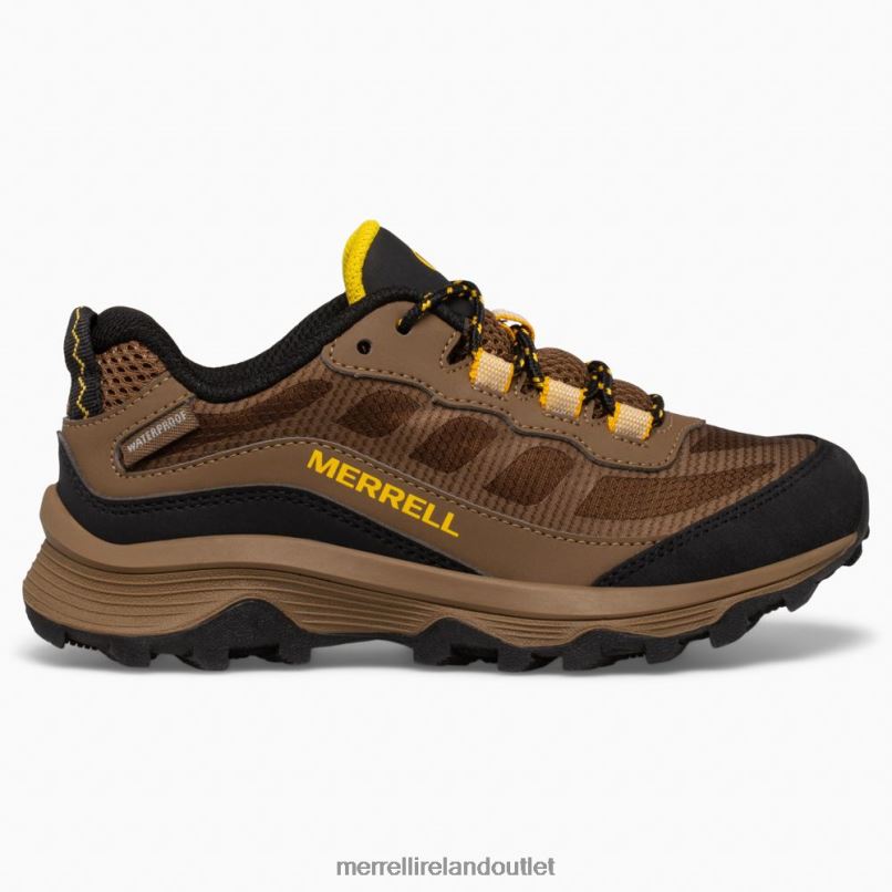 Merrell Moab Speed Low Waterproof (MK265941) Kids LTPDN1372 Shoes Walnut