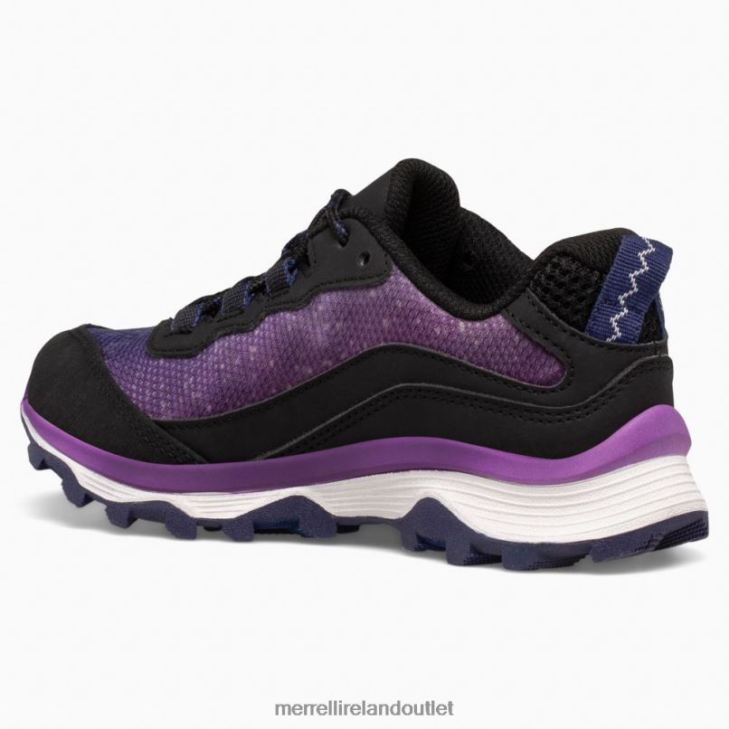 Merrell Moab Speed Low Waterproof (MK266283) Kids LTPDN1375 Shoes Galactic