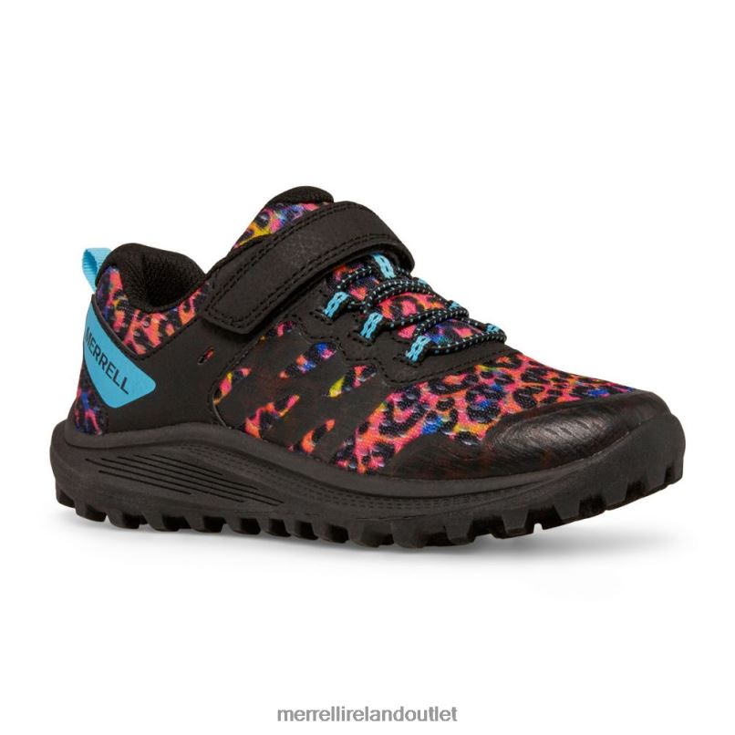 Merrell Nova 3 Sneaker (MK166788) Kids LTPDN1359 Shoes Rainbow Leopard