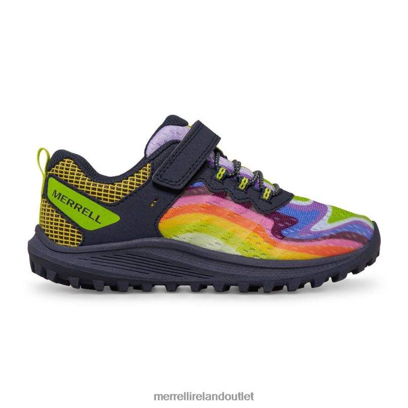 Merrell Nova 3 Sneaker (MK266786) Kids LTPDN1360 Shoes Rainbow Mountains 4