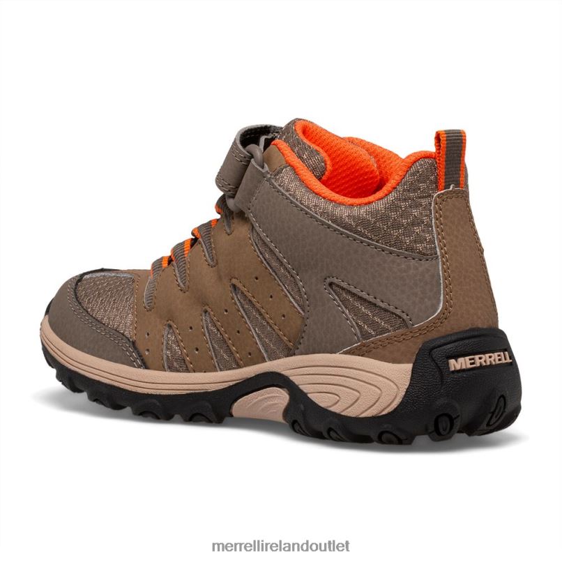 Merrell Outback Mid 2 Boot (MK266230) Kids LTPDN1452 Shoes Gunsmoke/Clay