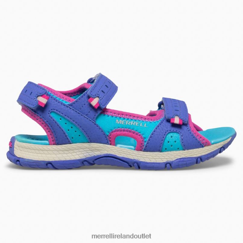 Merrell Panther Sandal 2.0 (MK165939) Kids LTPDN1404 Shoes Turq/Purple