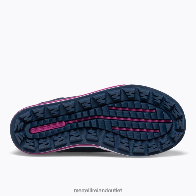 Merrell Snow Bank 3.0 Boot (MK165186K) Kids LTPDN1483 Shoes Navy/Turquoise