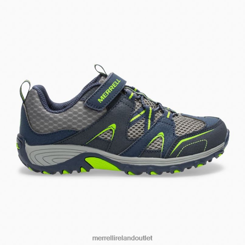 Merrell Trail Chaser Shoe (MK261237) Kids LTPDN1464 Shoes Navy/Green