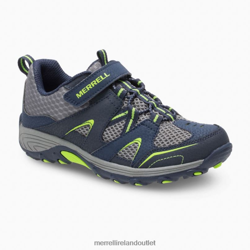 Merrell Trail Chaser Shoe (MK261237) Kids LTPDN1464 Shoes Navy/Green
