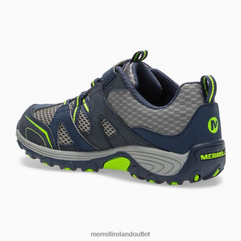 Merrell Trail Chaser Shoe (MK261237) Kids LTPDN1464 Shoes Navy/Green