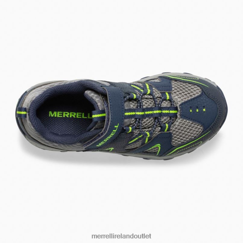 Merrell Trail Chaser Shoe (MK261237) Kids LTPDN1464 Shoes Navy/Green