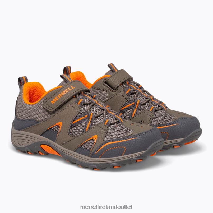Merrell Trail Chaser Shoe (MY57109) Kids LTPDN1462 Shoes Gunsmoke / Orange
