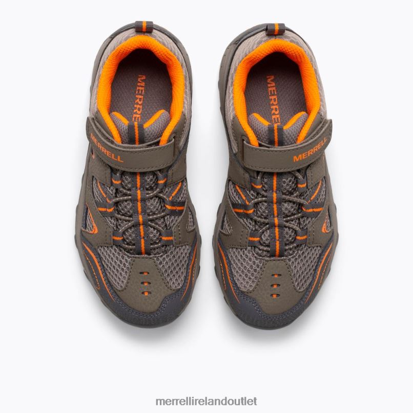 Merrell Trail Chaser Shoe (MY57109) Kids LTPDN1462 Shoes Gunsmoke / Orange