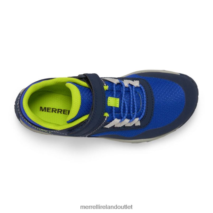 Merrell Trail Glove 7 A/C (MK266791K) Kids LTPDN1441 Shoes Blue/Lime