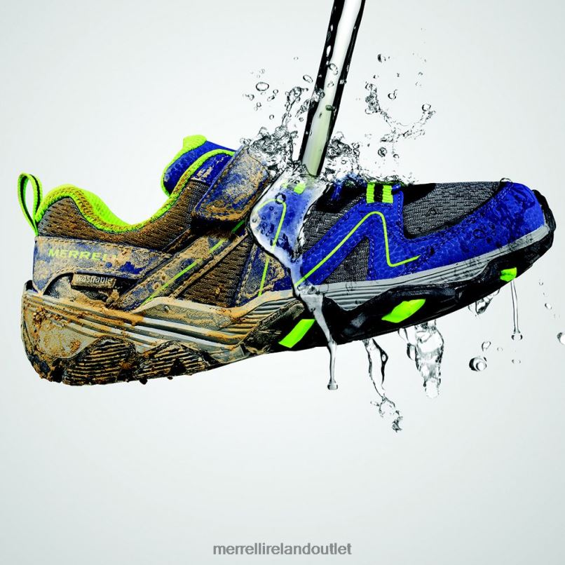 Merrell Trail Quest (MK262619) Kids LTPDN1350 Shoes Blue/Green