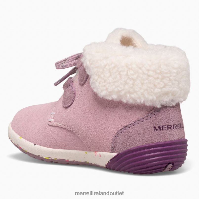 Merrell Bare Steps Cocoa Jr. Boot (ML166246) Kids LTPDN1467 Shoes Dusty Pink