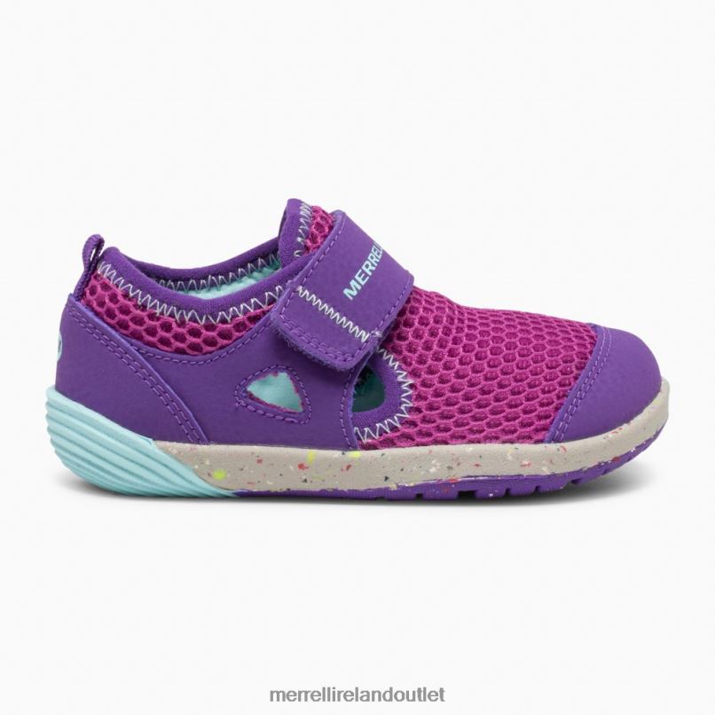 Merrell Bare Steps H2O Sneaker (ML164494) Kids LTPDN1395 Shoes Purple/Turquoise