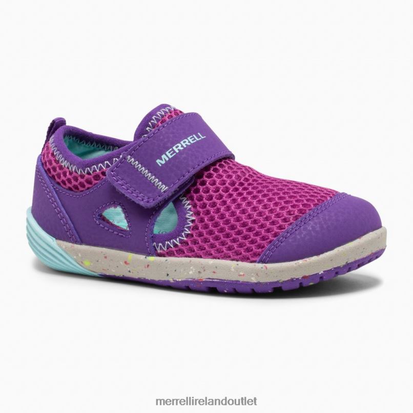 Merrell Bare Steps H2O Sneaker (ML164494) Kids LTPDN1395 Shoes Purple/Turquoise