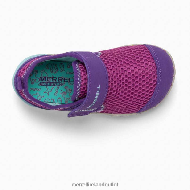 Merrell Bare Steps H2O Sneaker (ML164494) Kids LTPDN1395 Shoes Purple/Turquoise