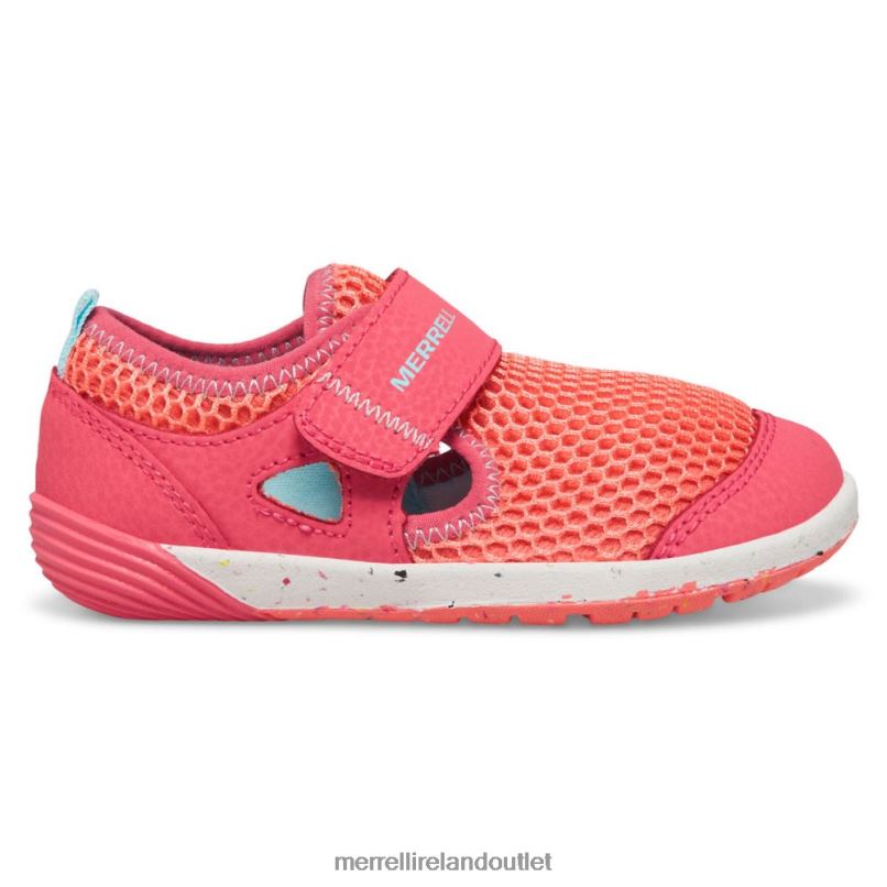 Merrell Bare Steps H2O Sneaker (ML166804) Kids LTPDN1393 Shoes Coral