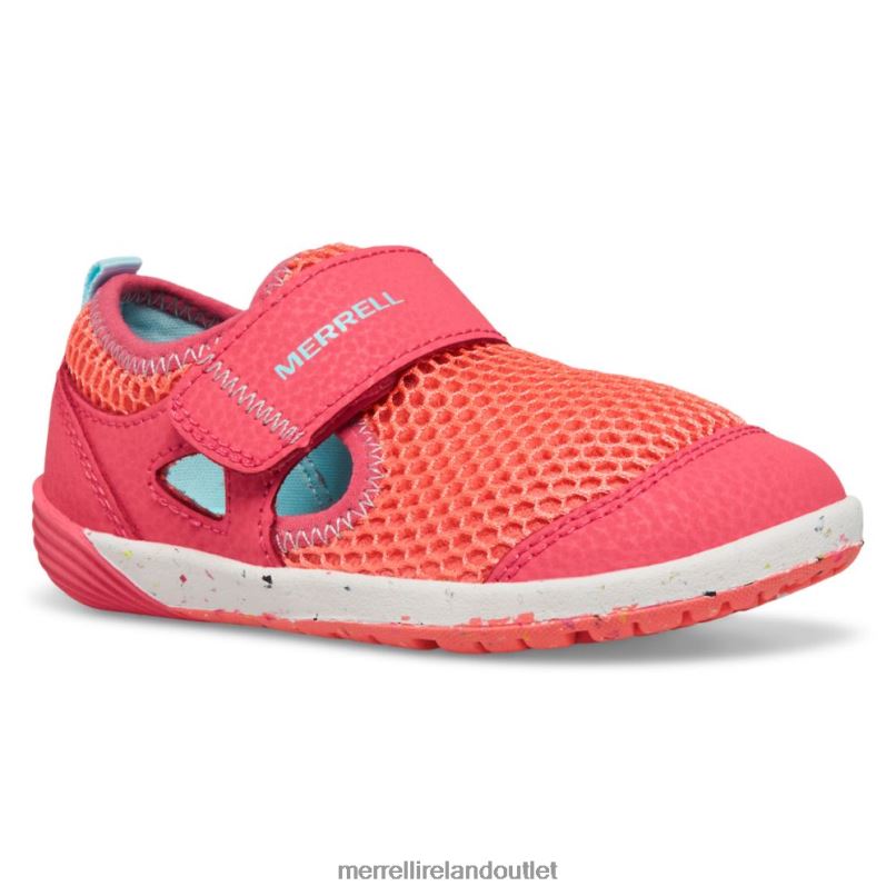 Merrell Bare Steps H2O Sneaker (ML166804) Kids LTPDN1393 Shoes Coral