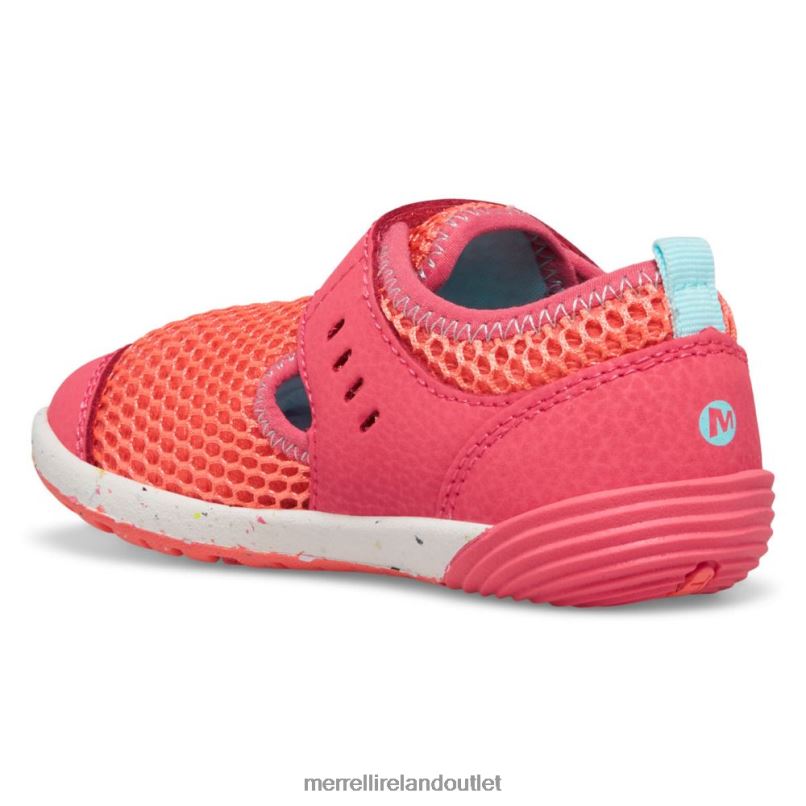 Merrell Bare Steps H2O Sneaker (ML166804) Kids LTPDN1393 Shoes Coral