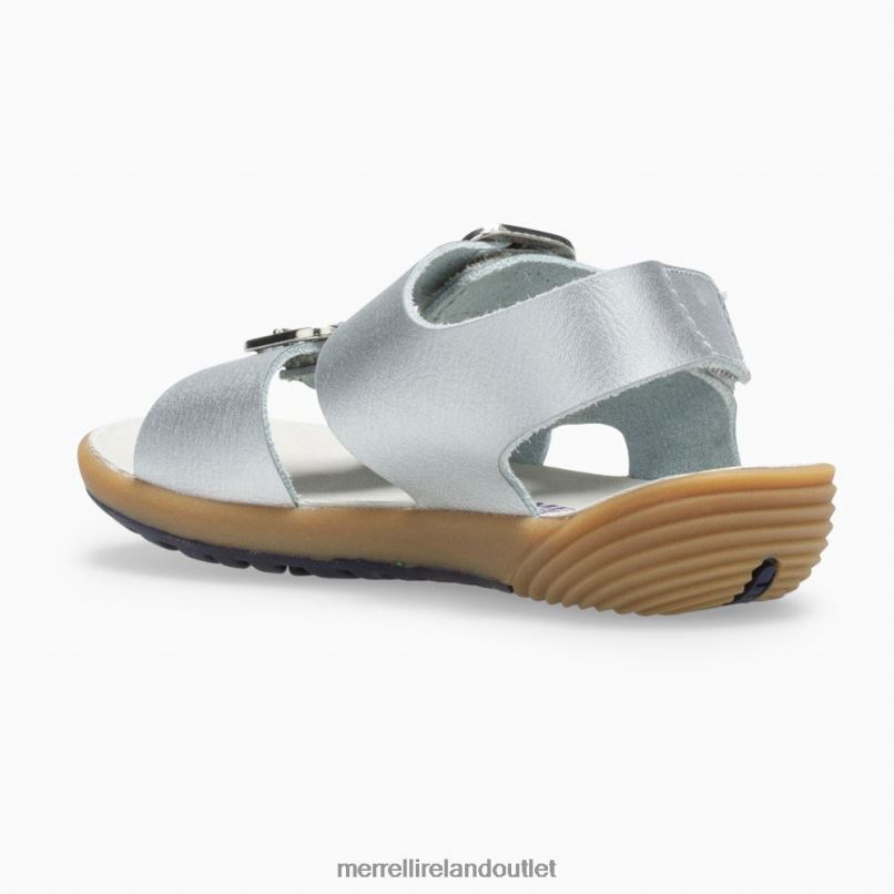 Merrell Bare Steps Sandal (ML161231) Kids LTPDN1402 Shoes Silver