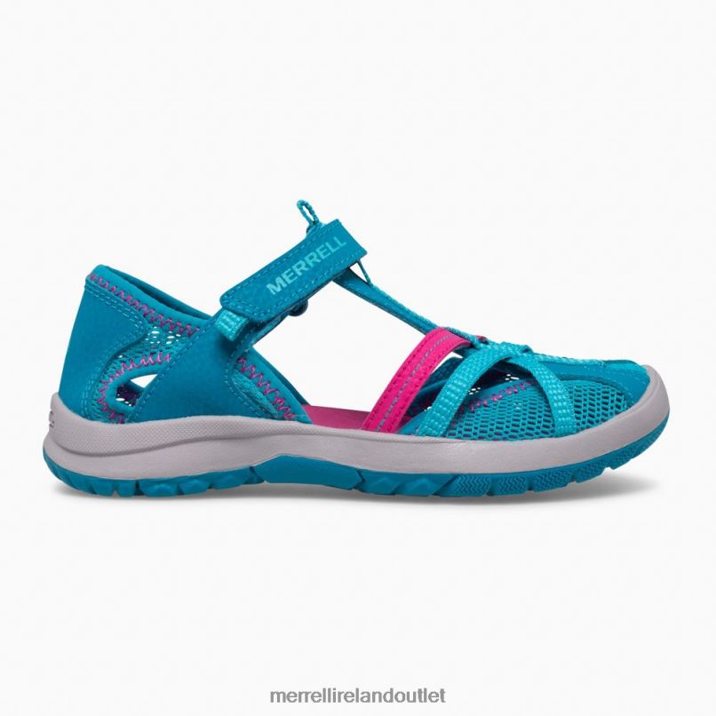 Merrell Dragonfly Sandal (MK164456) Kids LTPDN1487 Shoes Turquoise