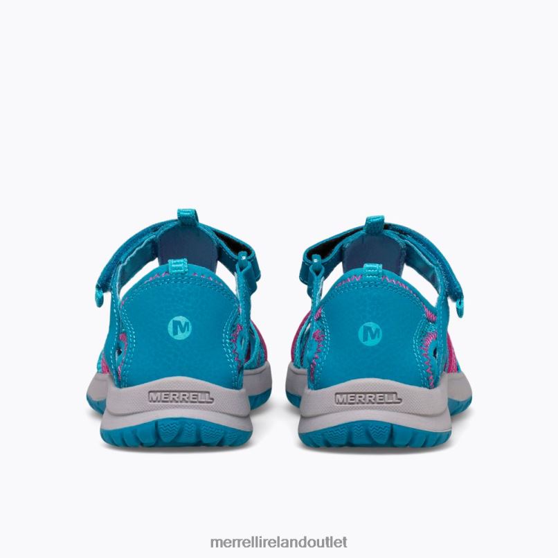 Merrell Dragonfly Sandal (MK164456) Kids LTPDN1487 Shoes Turquoise