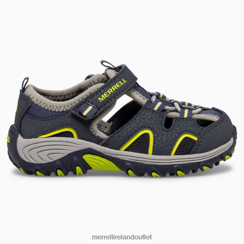 Merrell Hydro H2O Hiker Jr Sandal (ML265932) Kids LTPDN1406 Shoes Navy/Lime