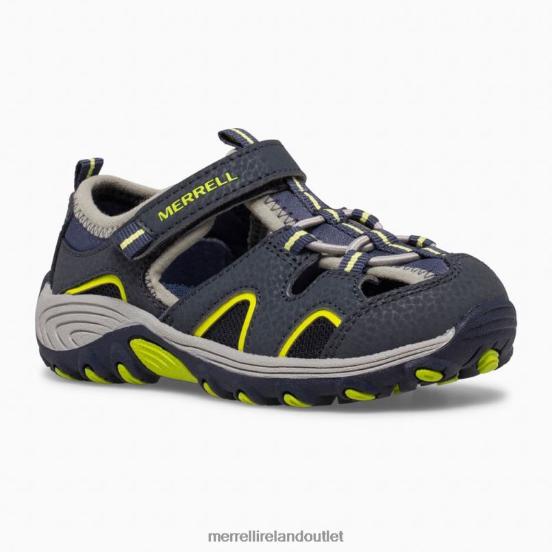 Merrell Hydro H2O Hiker Jr Sandal (ML265932) Kids LTPDN1406 Shoes Navy/Lime