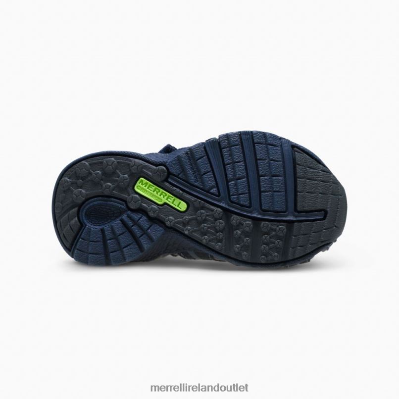 Merrell Hydro Jr. Sandal (MT53375) Kids LTPDN1407 Shoes Navy / Green