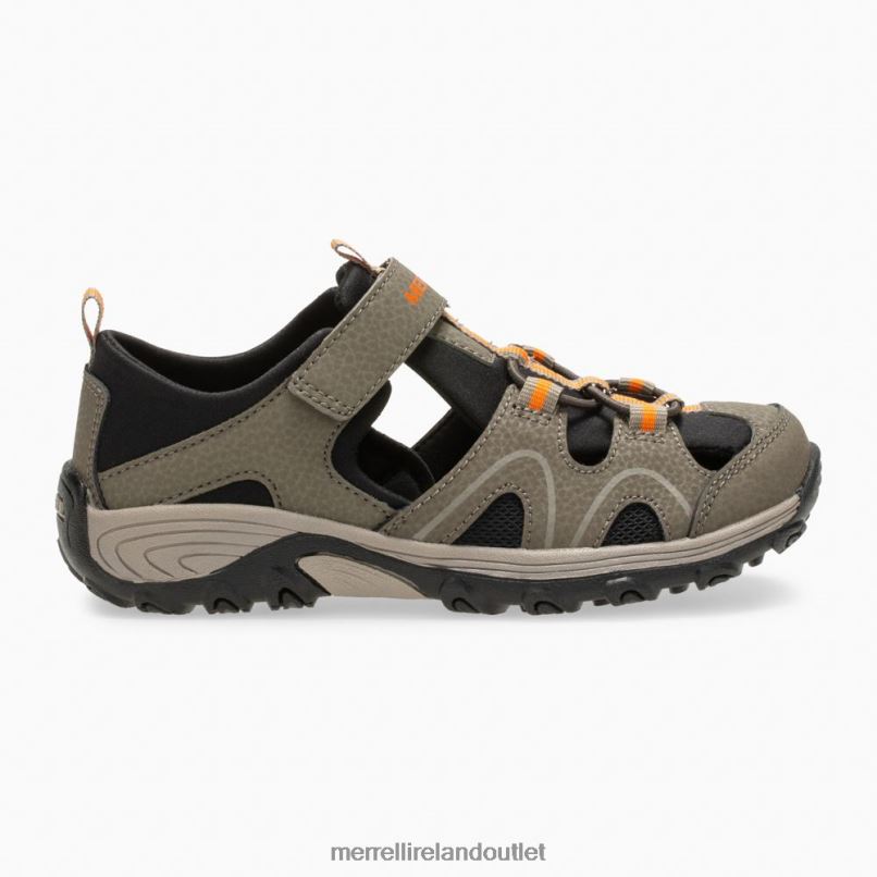 Merrell Hydro Teton Sandal (MK262021) Kids LTPDN1486 Shoes Gunsmoke