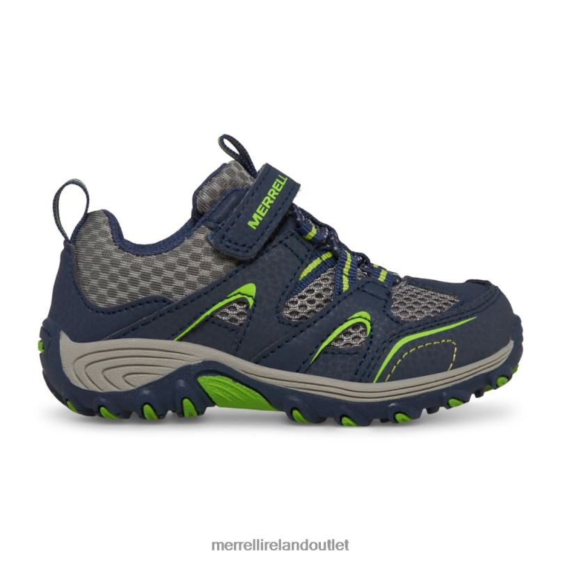 Merrell Trail Chaser Jr. Shoe (ML260888) Kids LTPDN1344 Shoes Navy/Green