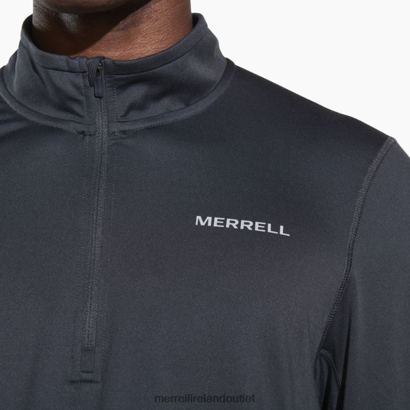 Merrell BetaTherm 1/4 Zip (JMS25572-101) Men LTPDN764 Clothes Asphalt