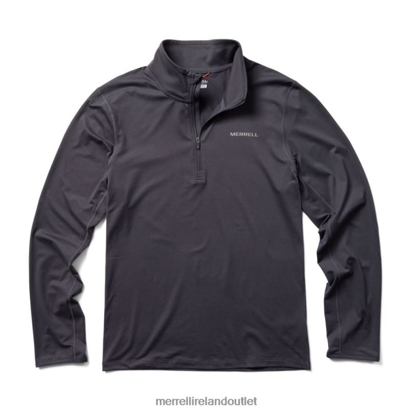 Merrell BetaTherm 1/4 Zip (JMS25572-101) Men LTPDN764 Clothes Asphalt