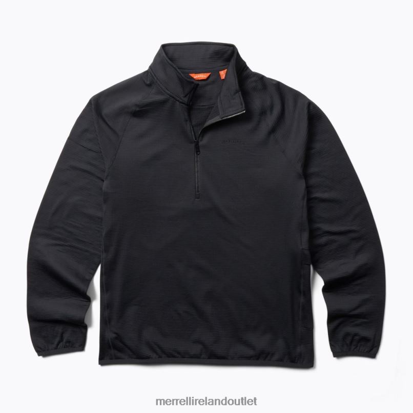 Merrell Geotex 1/4 Zip (JMS26326-010) Men LTPDN414 Clothes Black