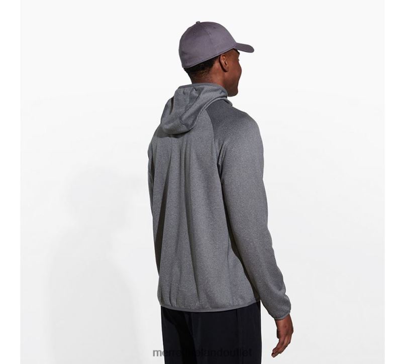 Merrell Geotex Full Zip Hoodie (JMS26325-059) Men LTPDN550 Clothes Rock Heather