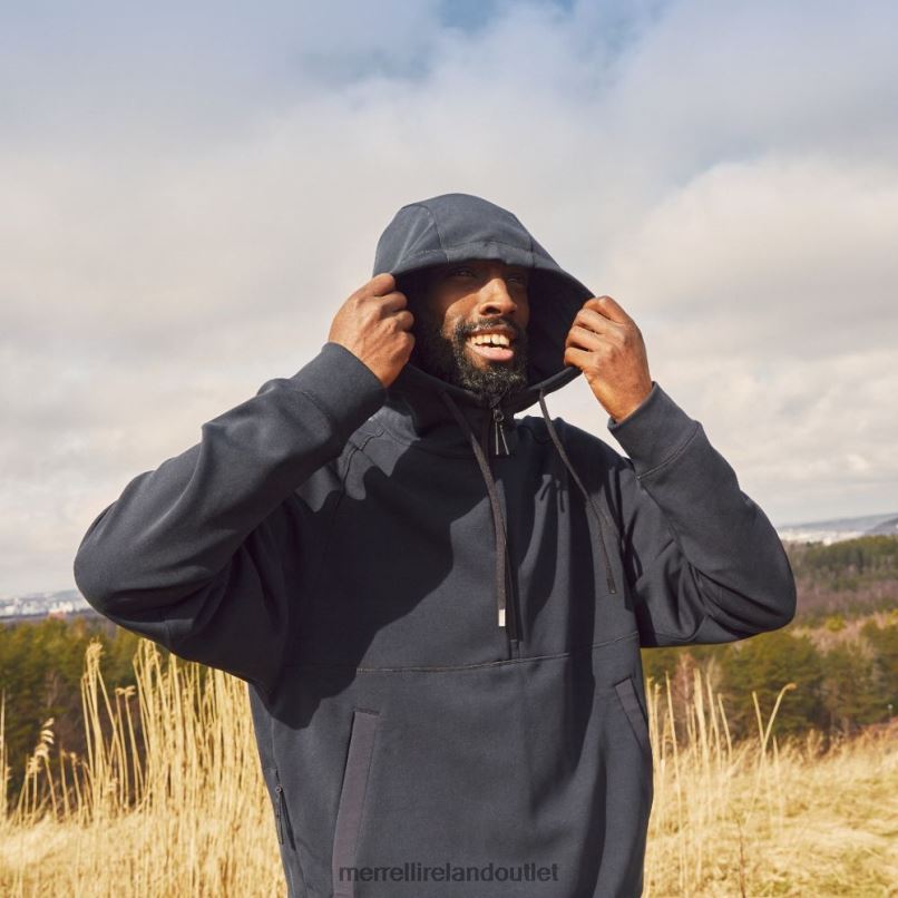 Merrell Momentum Hoody (JMS26762-010) Men LTPDN162 Clothes Black
