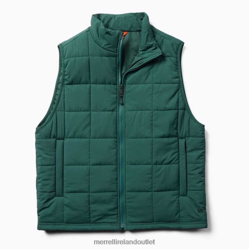 Merrell Terrain Insulated Vest (JMF26570-325) Men LTPDN746 Clothes Sea Moss