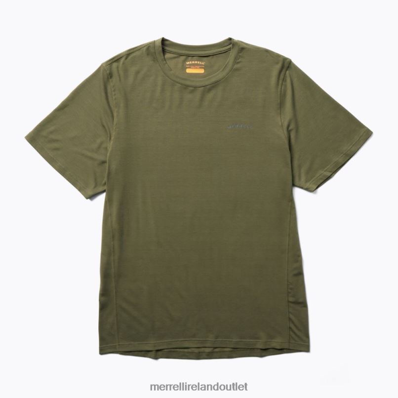 Merrell Everyday Tee with Tencel (JMS26443-326) Men LTPDN150 Clothes Dusty Olive