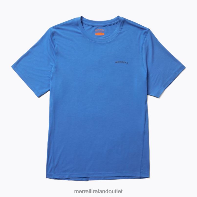 Merrell Everyday Tee with Tencel (JMS26443-439) Men LTPDN148 Clothes Victoria Blue