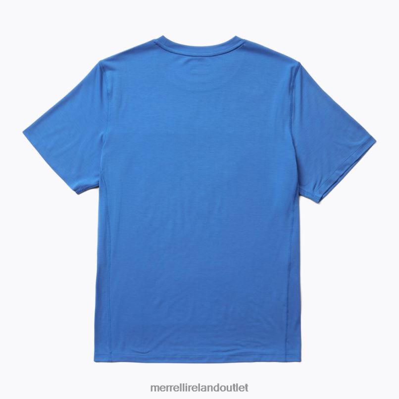 Merrell Everyday Tee with Tencel (JMS26443-439) Men LTPDN148 Clothes Victoria Blue